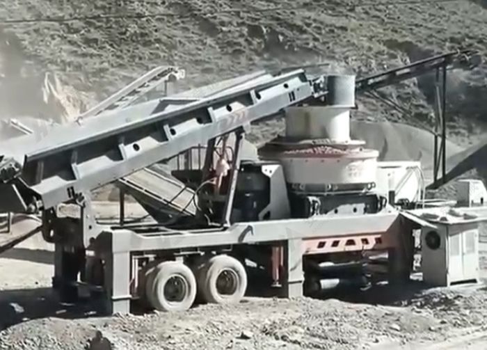 Planta móvil VSI para la producción de arena