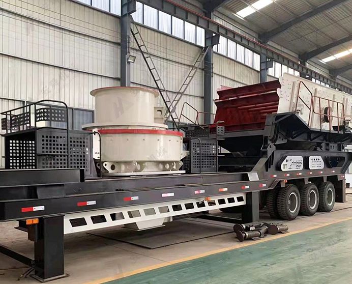 Planta móvil VSI para la producción de arena