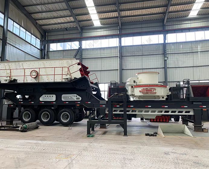 Planta móvil VSI para la producción de arena