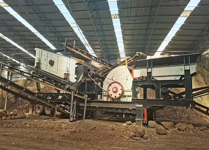 Planta móvil trituradora de martillos pesados